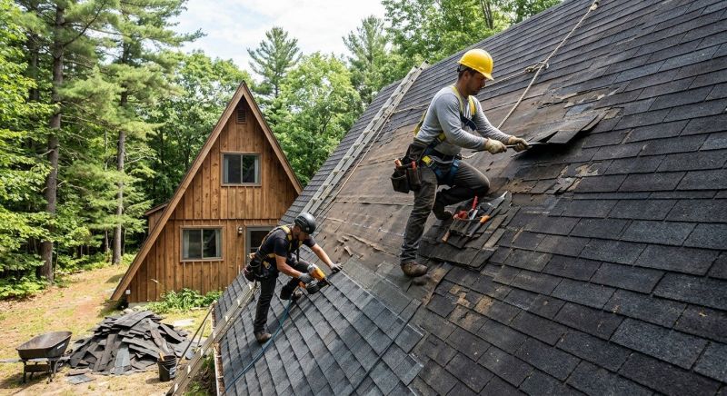 A Frame Roof Repair in Brighton, MI