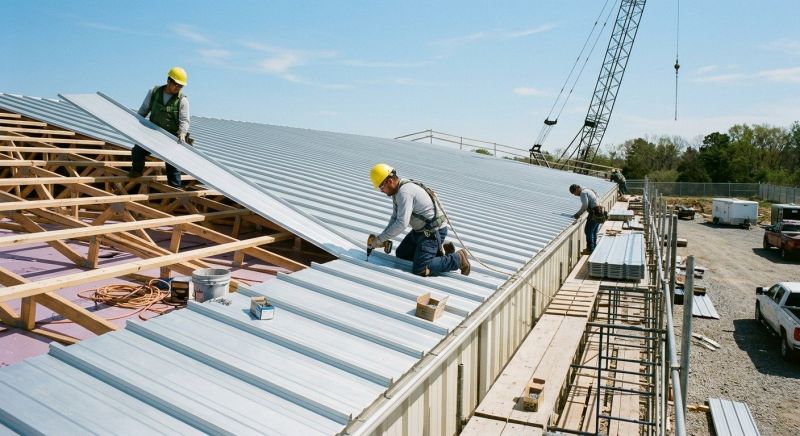 Aluminum Roof Installation in Westland, MI
