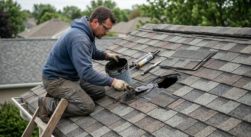 Asphalt Roof Leak Repair in Washtenaw County, MI