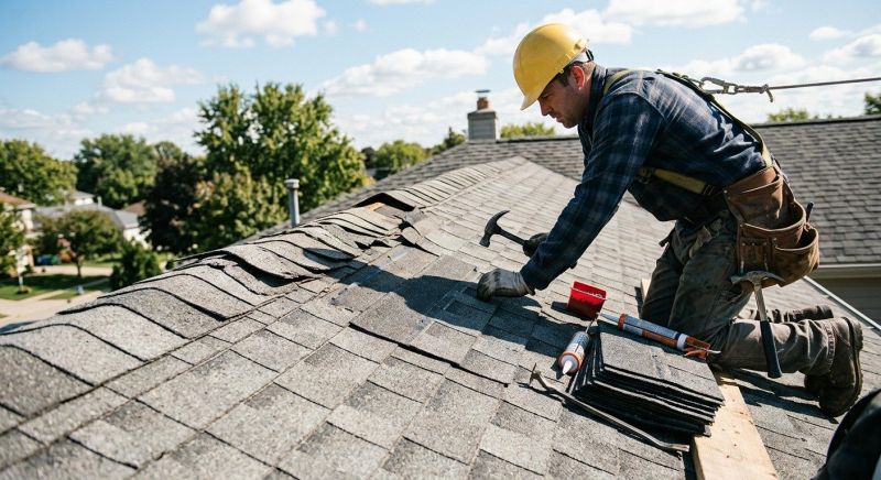 Asphalt Roof Repair in Davisburg, MI