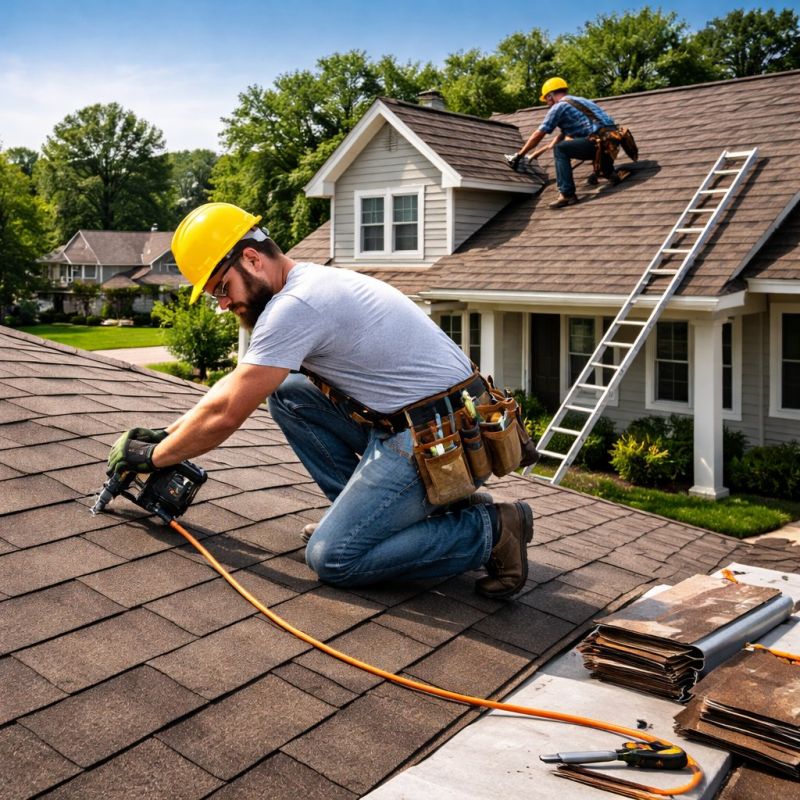 Asphalt Shingles Installation in Wixom, MI