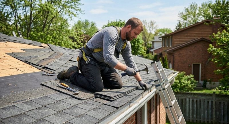 Asphalt Shingles Repair in Linden, MI