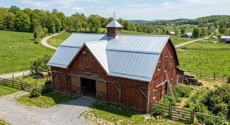Barn Roof Replacement in Fenton, MI