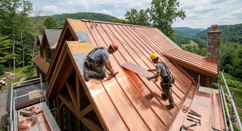Copper Roof Installation in Brighton, MI