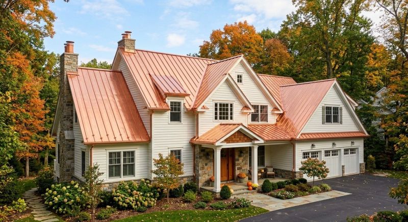 Copper Roof Replacement in Brighton, MI