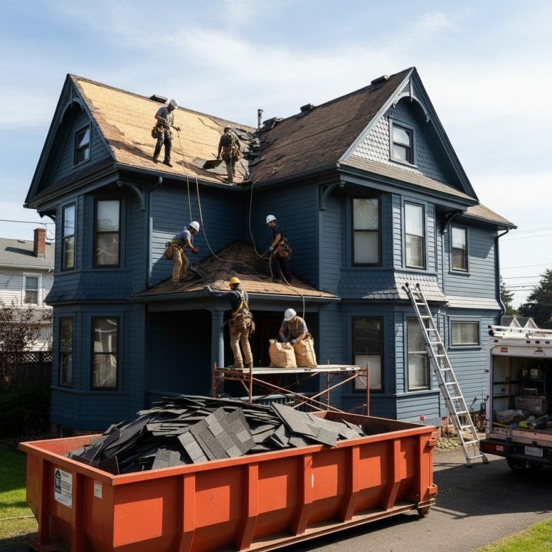 Damaged Roof Replacement in Southfield, MI