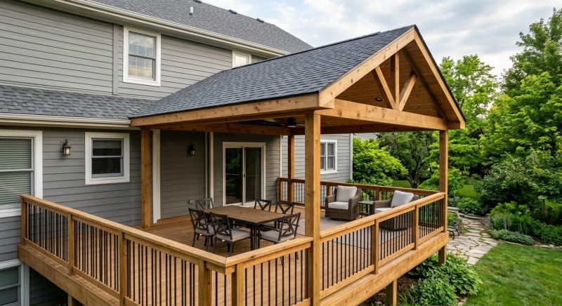 Deck Roof Construction in Brighton, MI