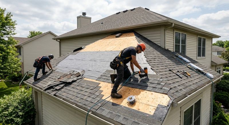 Hip Roof Shingle Replacement in Brighton, MI