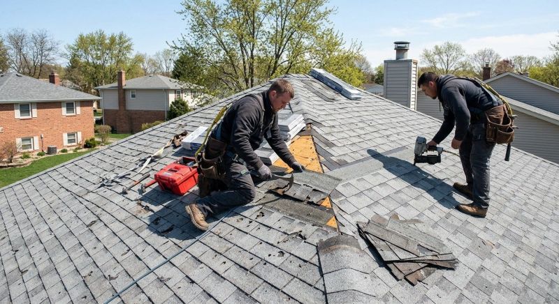 House Roof Repair in Waterford, MI