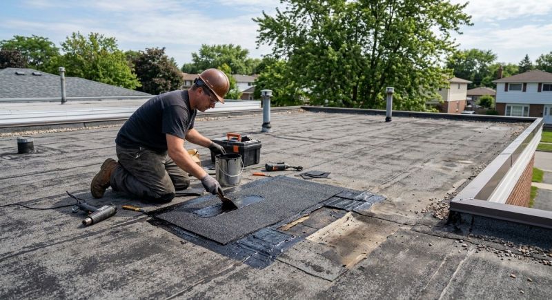 Leaky Roof Replacement in Brighton, MI