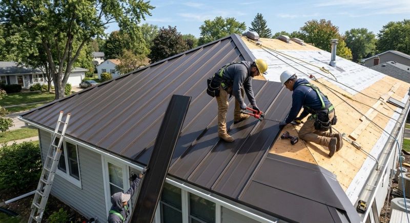 Metal Roof Installation in Davisburg, MI