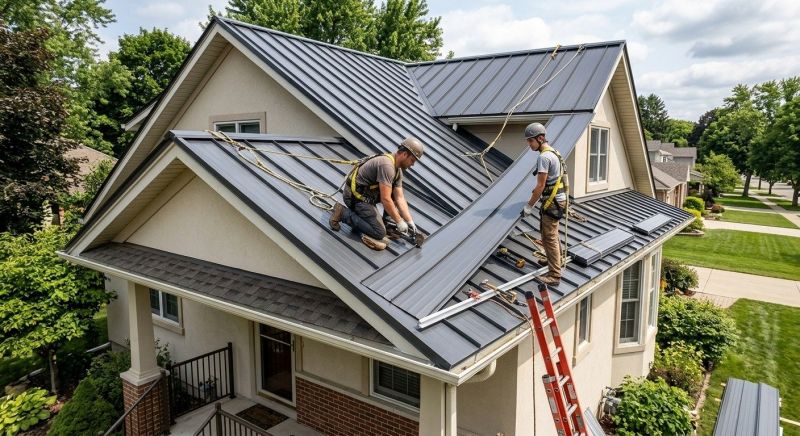 Metal Roof Installation in Westland, MI