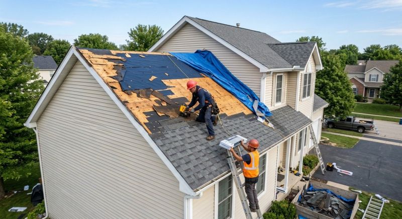 Roof Damage Restoration in Fowlerville, MI