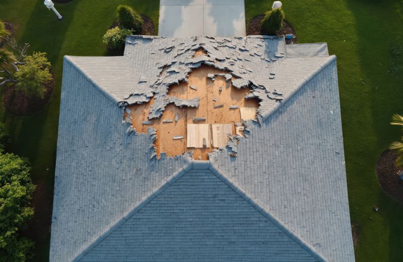 Roof Damage Restoration in Brighton, MI