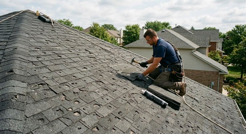 Roof Damage Restoration in Milford, MI
