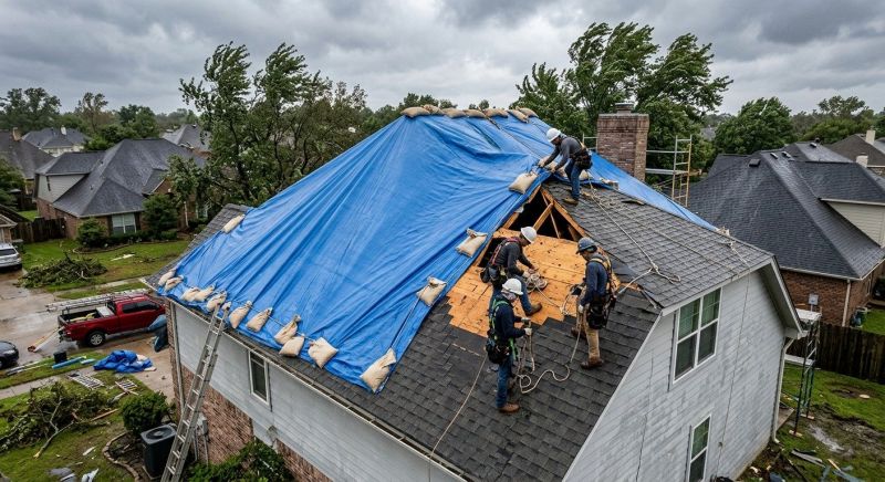 Roof Damage Restoration in Plymouth, MI