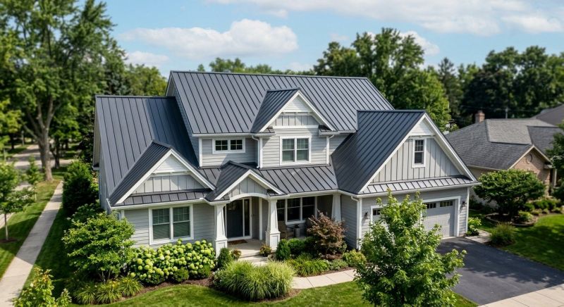 Steel Roof Replacement in Fowlerville, MI