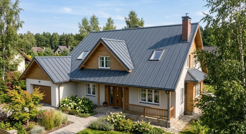 Steel Roof Replacement in Novi, MI