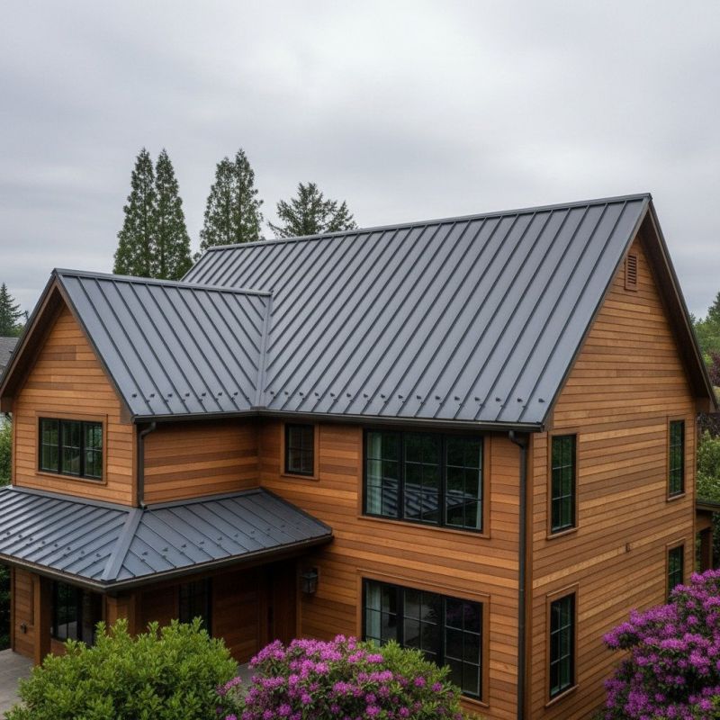 Steel Roof Replacement in Walled Lake, MI