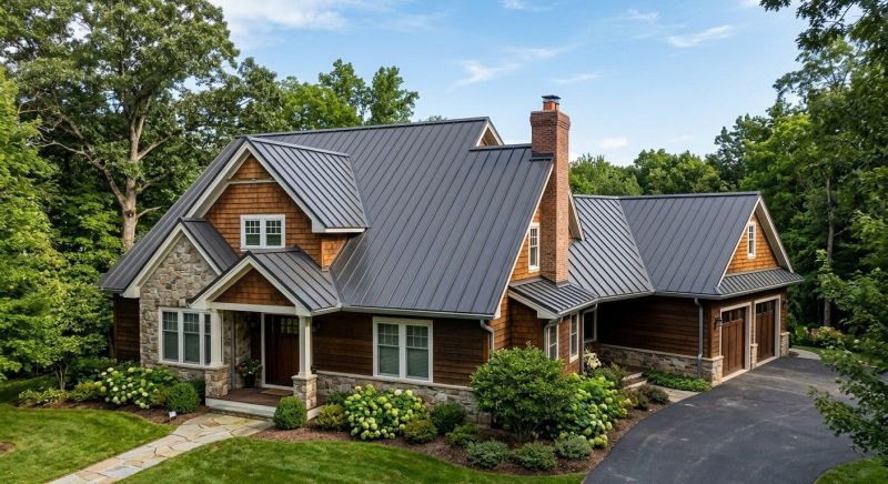 Steel Roof Replacement in Walled Lake, MI