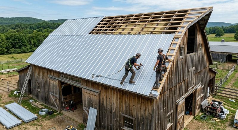 Barn Roof Construction
